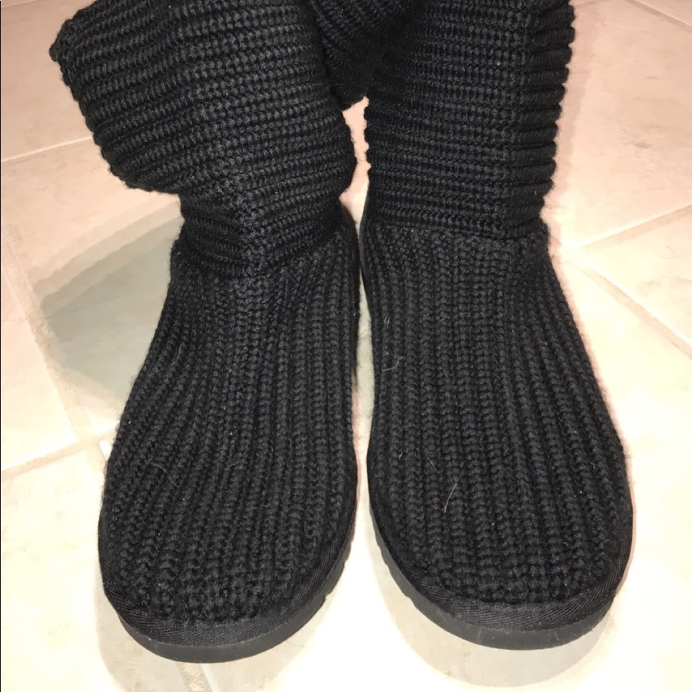 UGG sweater high boots